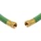 Continental 1/2" x 75' Green EPDM Rubber Air Hose, 250 PSI, 1/2" FNPSM x FNPSM HZG05030-75-41 - alternate 2